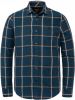 PME Legend Long sleeve shirt twill check , Blauw, Heren online kopen