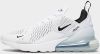 Nike Air Max 270 Heren White/White/Black Heren online kopen