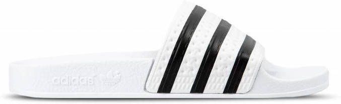 Adidas Originals Adilette Badslippers White/Core Black/White Dames online kopen