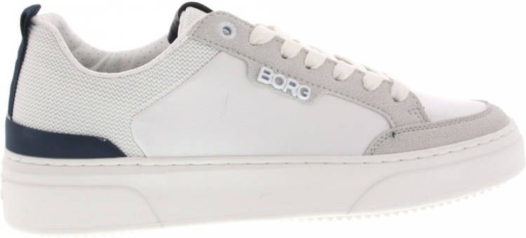Björn Borg T1900 NYL M leren sneakers wit/blauw online kopen