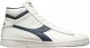 Diadora Witte Hoge Sneaker Game High Waxed Heren online kopen