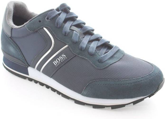 BOSS Parkour_Runn_nymx2 suÃ¨de sneakers donkerblauw online kopen