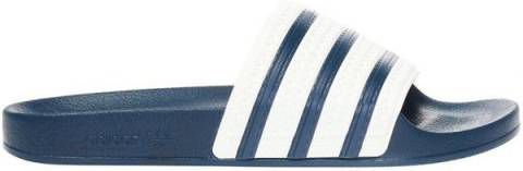 Adidas Originals Adilette Slippers Dames adiblue / White / Adi Blue Dames online kopen