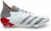 Adidas Predator Freak.1 Ijzeren Nop Voetbalschoenen(SG)Wit Grijs Rood online kopen