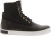 Blackstone Ql46 Black High Sneaker Fur , Zwart, Dames online kopen