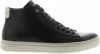 Blackstone Vg06 Black Grey Mid Top Sneaker , Zwart, Heren online kopen