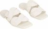 JOSH V Novee leren slippers off white online kopen