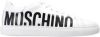Moschino Sneakers logo mb15012g1cga0100 , Wit, Heren online kopen