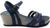Panama Jack Vera Basics sandaal , Blauw, Dames online kopen