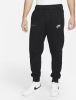 Nike Air Joggingbroek van geborstelde fleece voor heren Black/Light Bone Heren online kopen