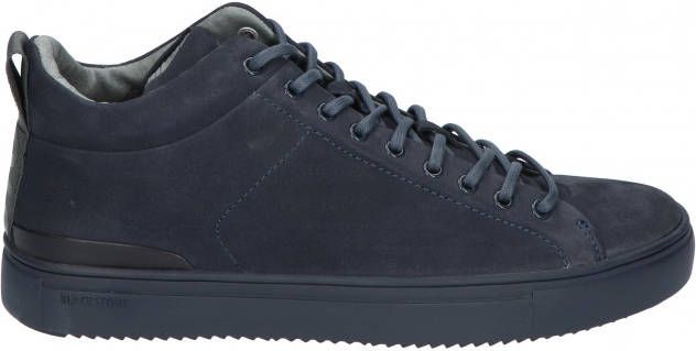 Blackstone Sg19 Navy Mid Top Sneaker , Blauw, Heren online kopen