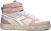 Diadora Roze Hoge Sneaker Magic Basket Mid Icona Woman online kopen