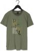 PME Legend Olijf T shirt Short Sleeve R neck Single Jersey Mercerised online kopen