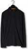 PME Legend Polo Jacquard Jersey Black met lange mouwen , Zwart, Heren online kopen