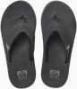 Reef fanning low 2.0 slippers zwart heren online kopen