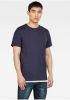 G-Star G Star RAW T shirt van biologisch katoen sartho blue online kopen