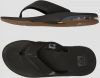 Reef fanning low 2.0 slippers zwart heren online kopen