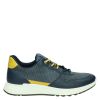 Ecco ST1 leren sneakers blauw/geel online kopen