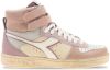 Diadora Roze Hoge Sneaker Magic Basket Mid Icona Woman online kopen