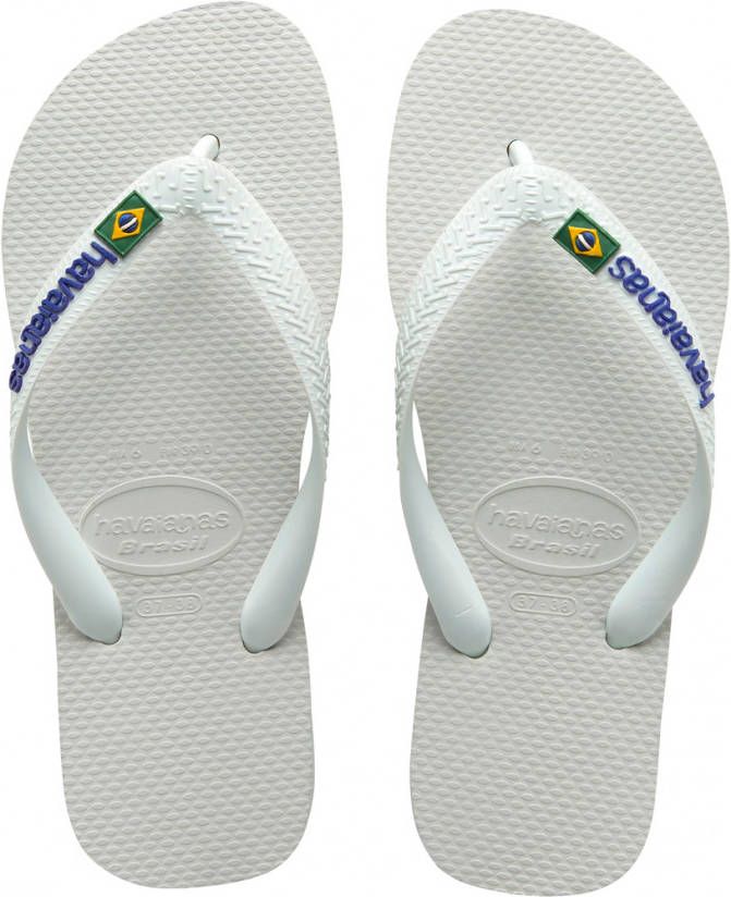 Havaianas Slippers Brasil Logo 4110850.0001.M19 Wit-43/44 maat 43/44 online kopen