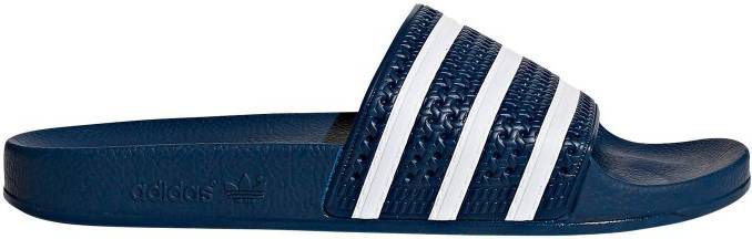 Adidas Originals Adilette Slippers Dames adiblue / White / Adi Blue Dames online kopen